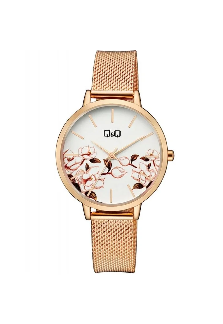 Ceas dama  QZ67J051Y Quartz Rose gold, Auriu rose