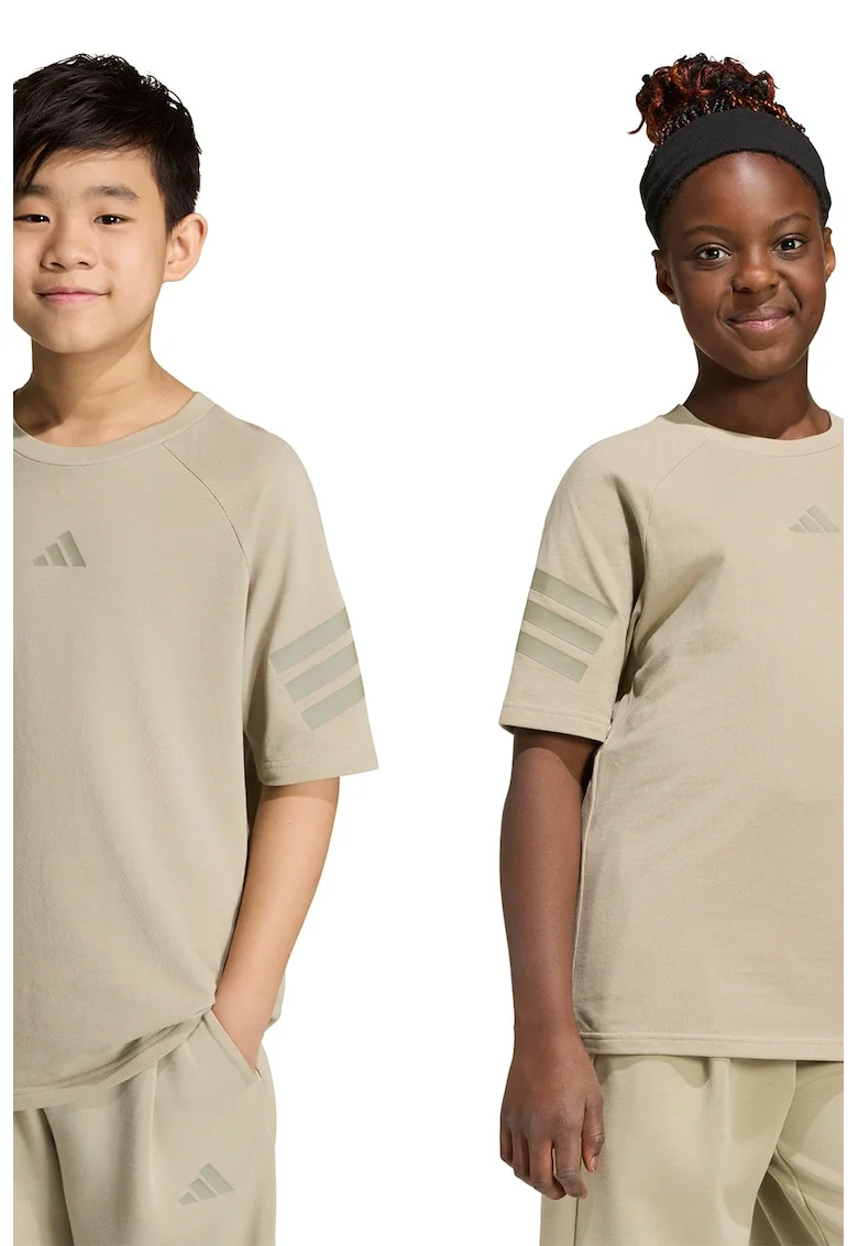 Tricou lejer unisex cu maneci raglan, Maro nisip