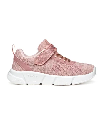 Pantofi sport low-cut cu velcro, Roz