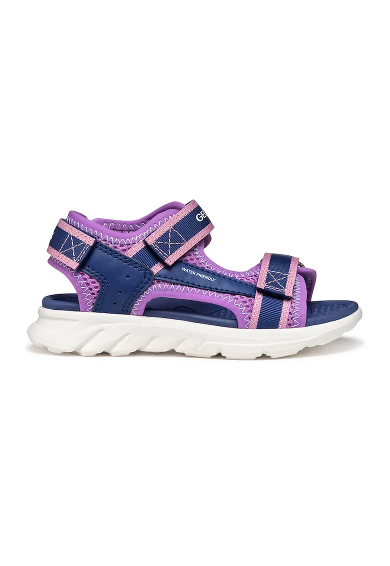 Sandale rezistente la apa cu velcro Airadyum, Lila/Bleumarin