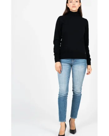 Blugi skinny cu talie inalta,
