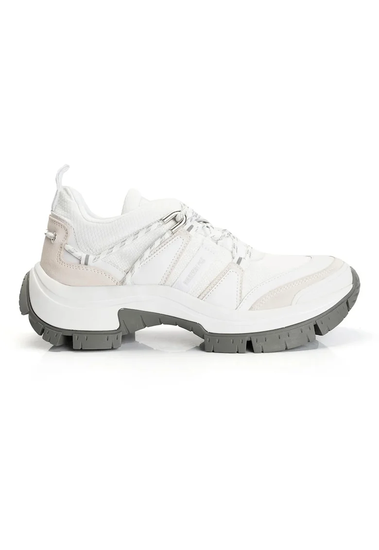 Pantofi sport cu insertii de piele,