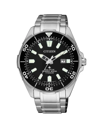 Ceas barbatesc  BN0200-81E Eco-Drive Super-Titanium Promaster 44mm, 20ATM, Argintiu