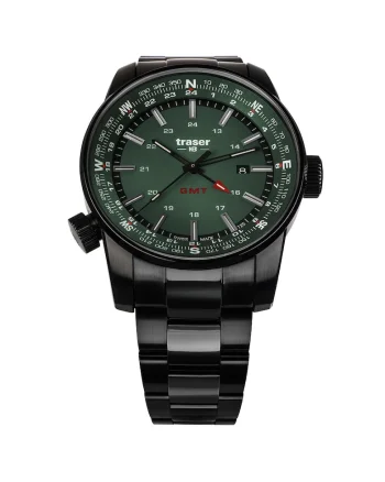 Ceas barbatesc  109525, Quartz, 46mm, 10ATM, Negru