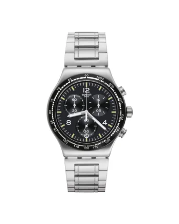 904876142-Ceas barbati  Night Flight Again, Argintiu