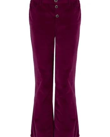 Pantaloni evazati cu nasturi,