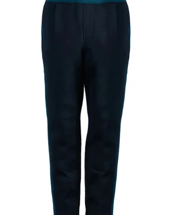 Pantaloni cu talie contrastanta,