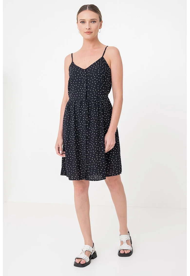 Rochie mini evazata, Negru