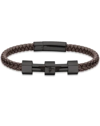 Bratara  Men Bracelets PEAGB2119623, Negru, Maro
