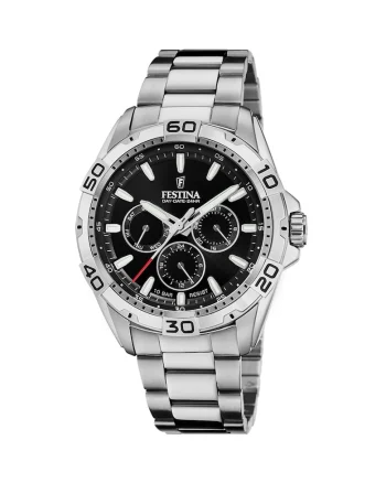Ceas barbatesc  F20623/5 Quartz Argintiu