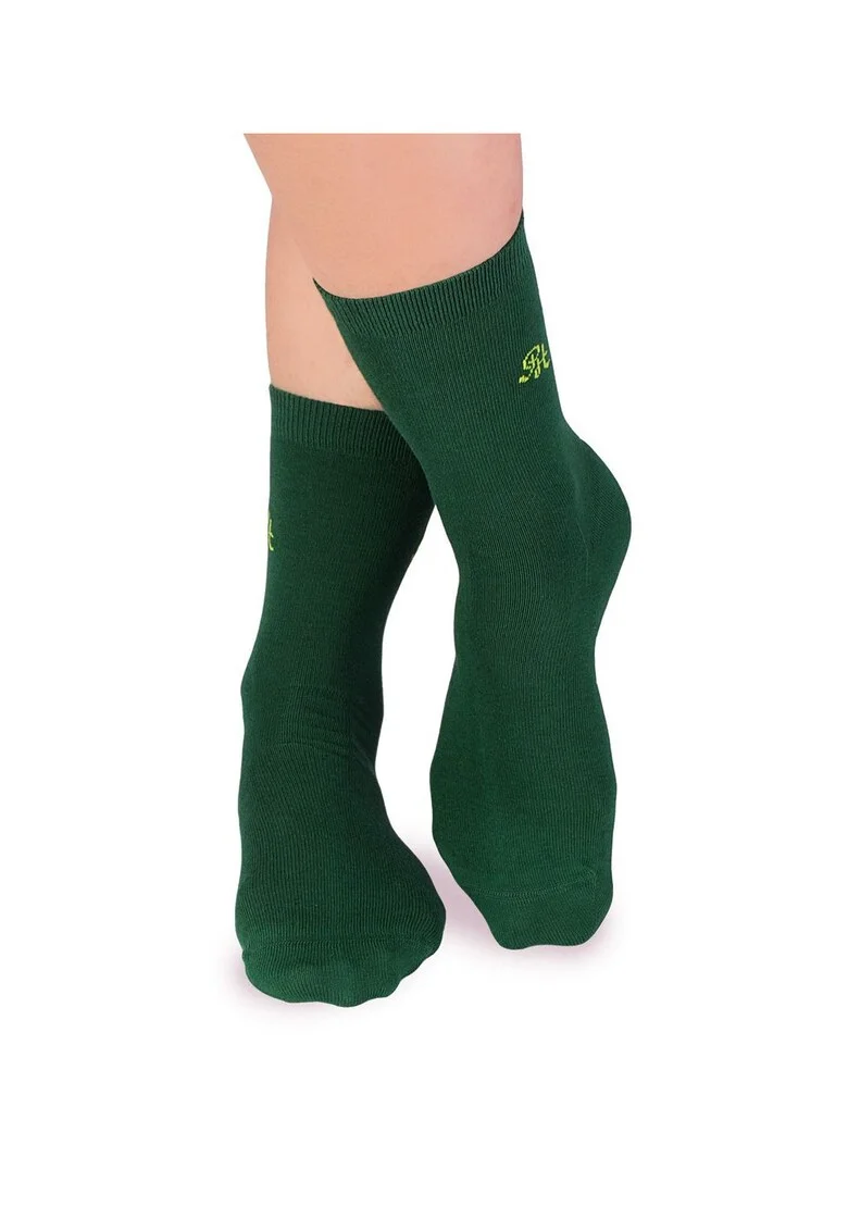 Sosete bumbac organic 98% COTTON RICH Dark Green