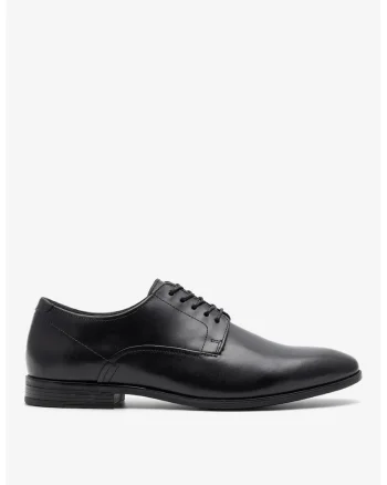 Pantofi barbati  5904862909073, Piele naturala, Negru, Negru