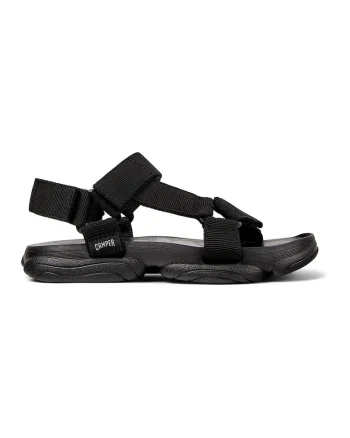 Sandale colorblock cu velcro Karst, Negru