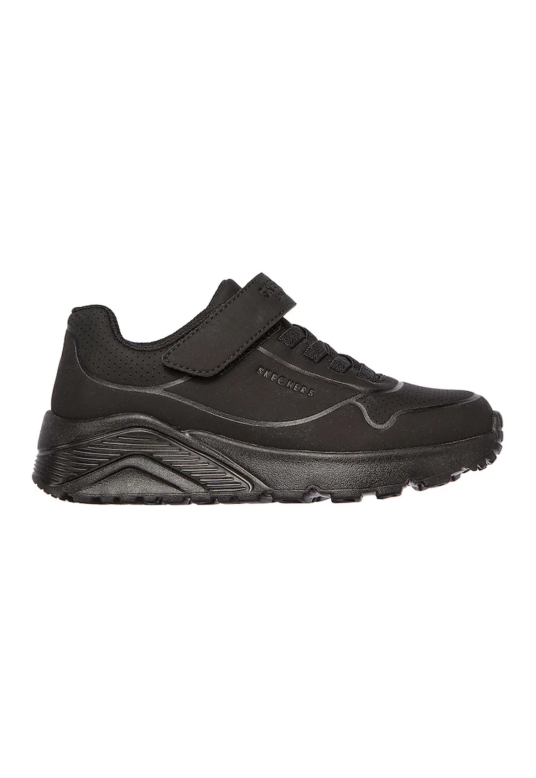 Pantofi sport de piele ecologica Uno Lite Vendox, Negru