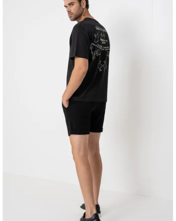 Tricou cu imprimeu pe partea din spate