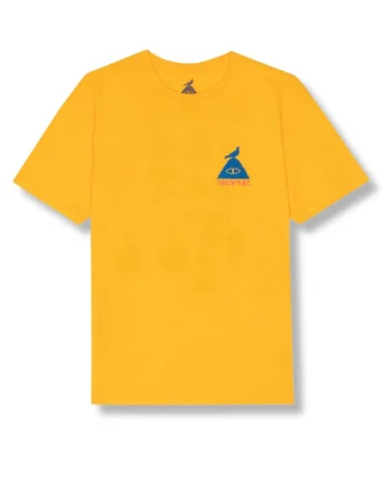 Tricou barbat  x Staple, galben, bumbac 100%, editie limitata, grafica artistica