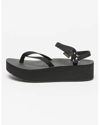Sandale flatform Slim, Negru
