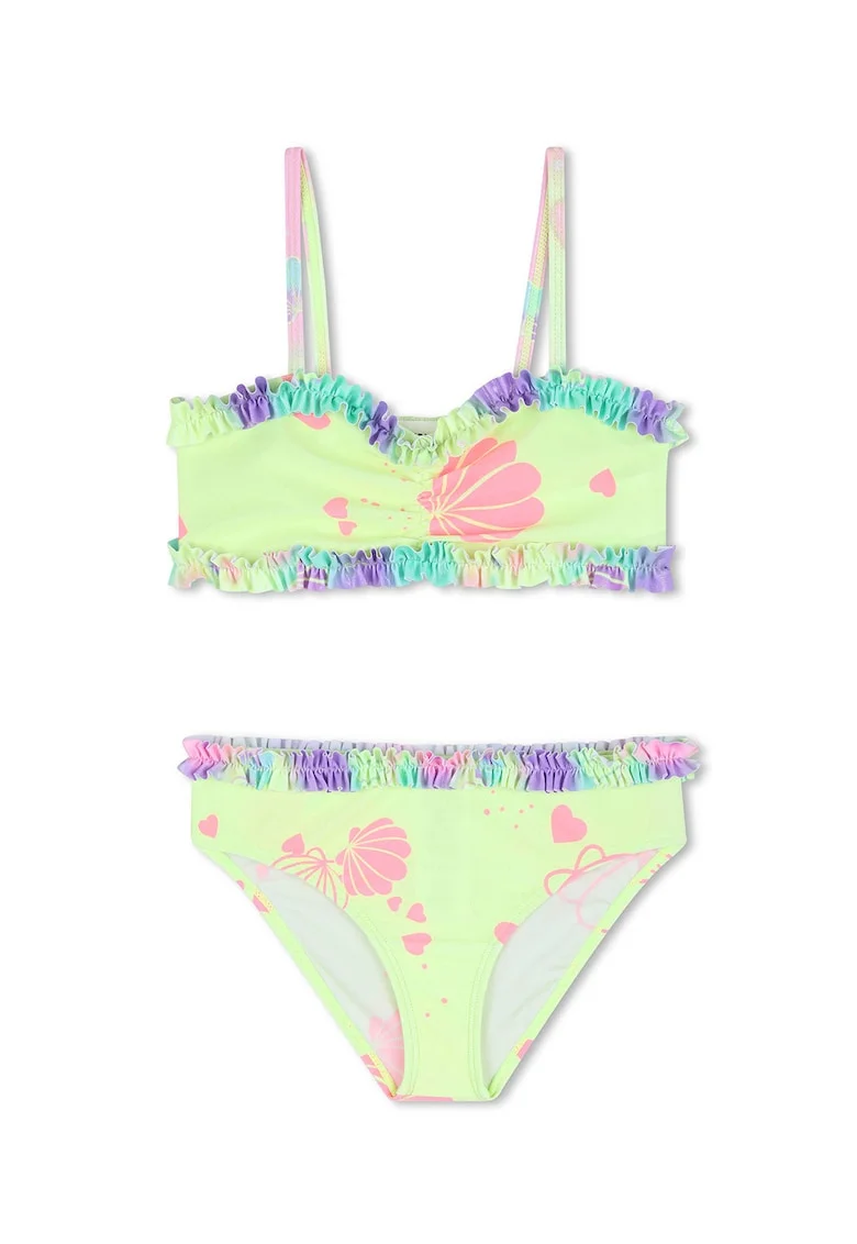 Costum de baie din doua piese, Verde fistic