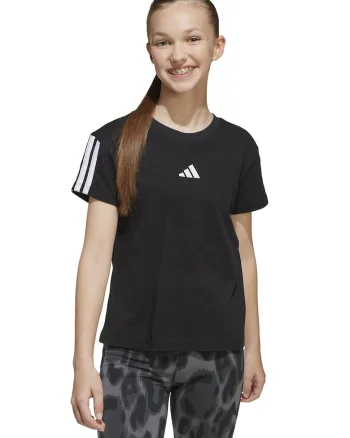 Tricou din bumbac cu broderie logo, Negru