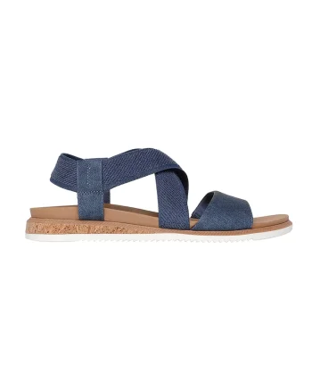 Sandale slingback Desert Kiss, Albastru indigo