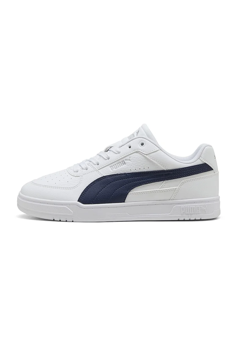 Pantofi sport Caven III din piele ecologica cu detalii perforate, Albastru inchis/Alb optic
