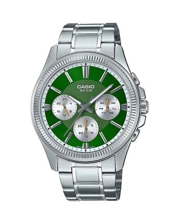 Ceas barbatesc  MTP-1375PD-3AVEF, Quartz, 44mm, 5ATM