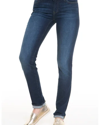 Blugi skinny cu aspect decolorat, Bleumarin