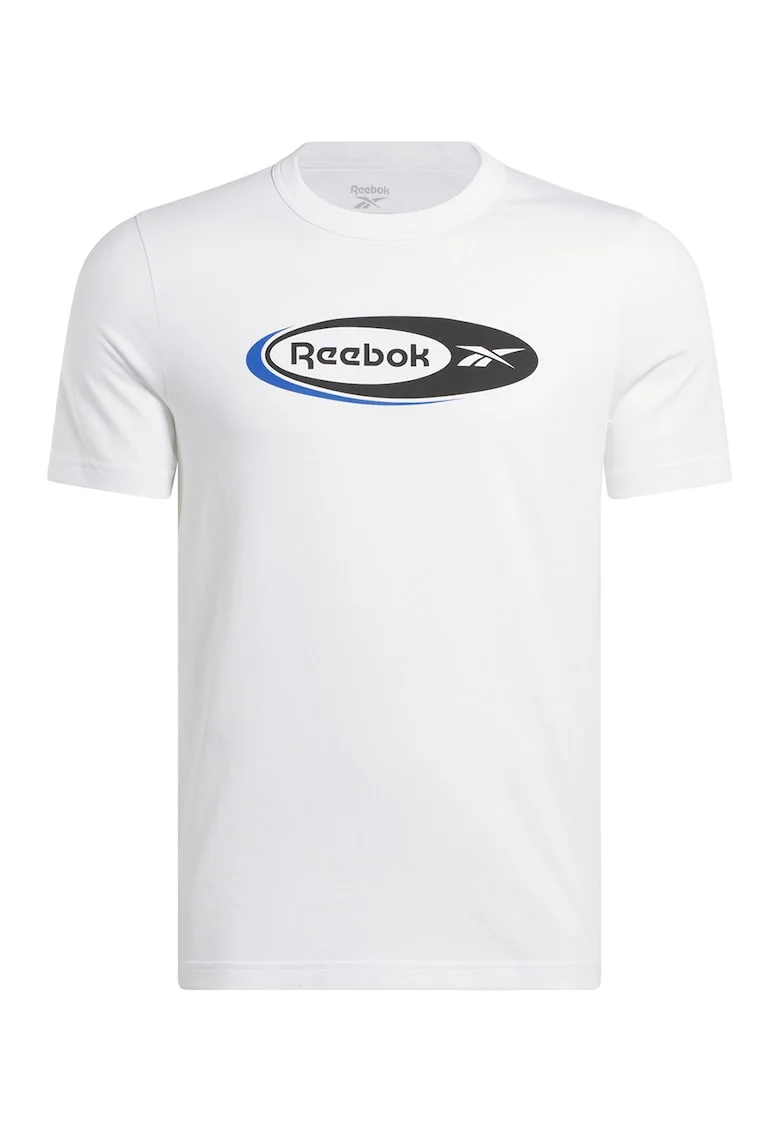Tricou cu imprimeu logo Identity Brand, Alb optic