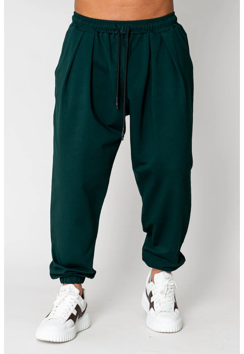 Pantaloni lung Baggy Bottle Green 15421, Verde