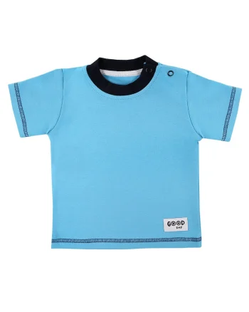 Tricou  - Bike, Bleu, pentru baieti, Albastru deschis