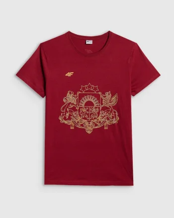 Tricou suporter dama  rosu, bumbac