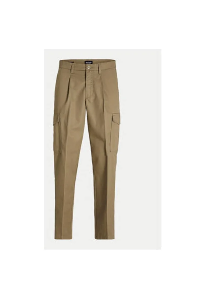 Pantaloni barbati,  304599033, Poliester/Bumbac, Negru, Maro