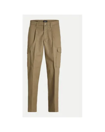 Pantaloni barbati,  304599033, Poliester/Bumbac, Negru, Maro