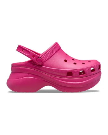 Saboti slingback demi-wedge, Roz aprins