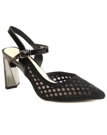 Pantofi dama decupati K3K360053A 01 Z, Negru