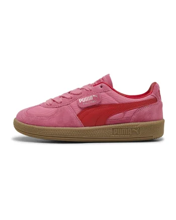 Pantofi sport din piele intoarsa cu logo Palermo, Roz aprins