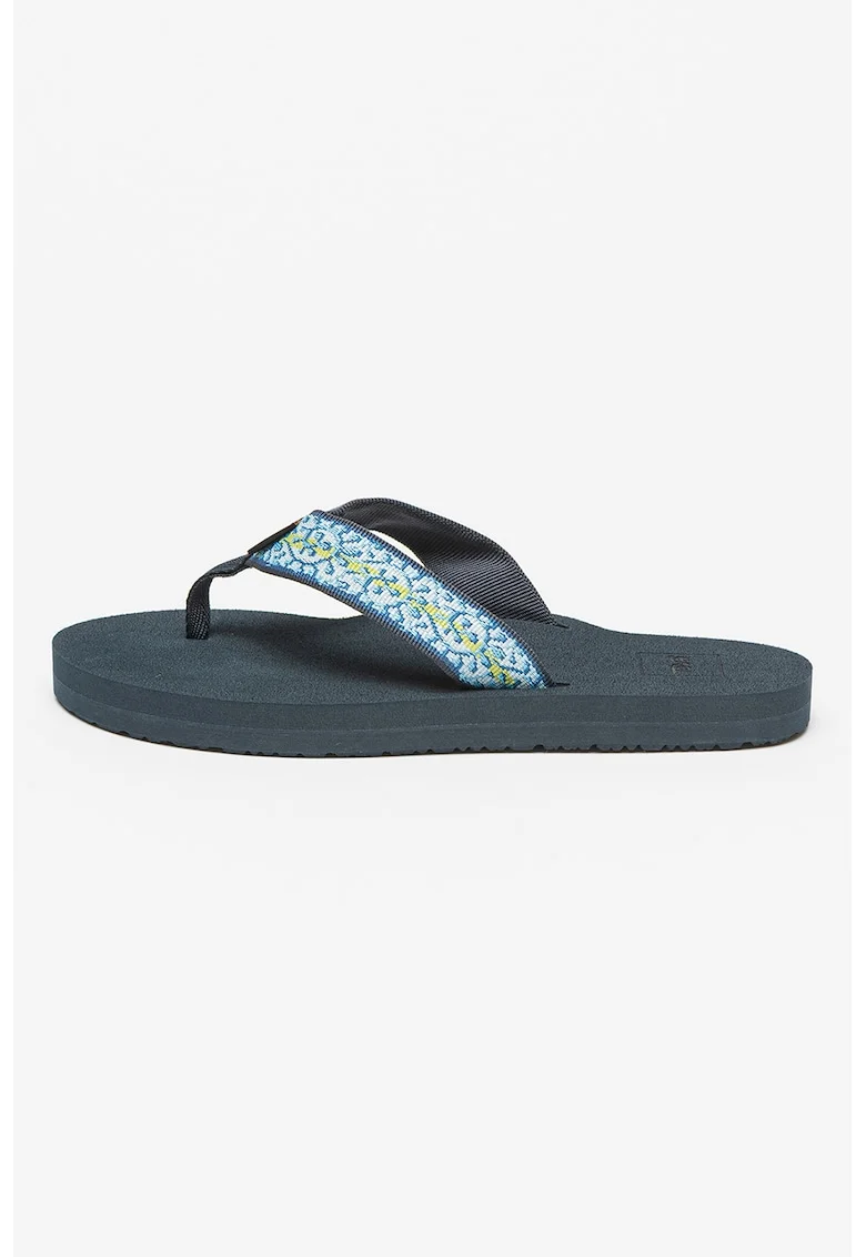 Papuci flip-flop din material textil Mush, Albastru