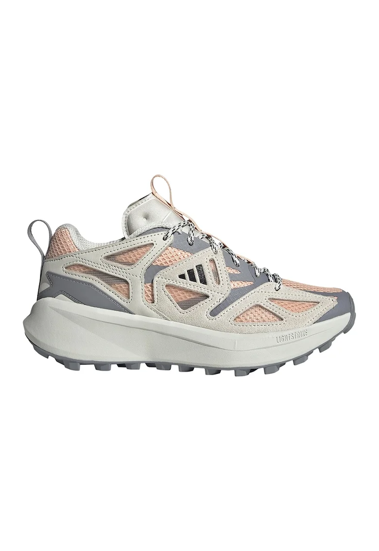 Pantofi sport cu garnituri din piele intoarsa si material sintetic Kantai, Albastru prafuit