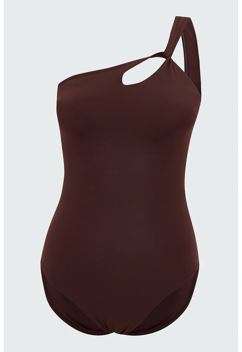 Costum de baie intreg cu decupaj, Visiniu