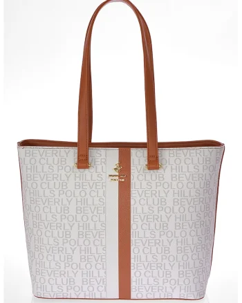 Geanta tote cu model, Visiniu/Gri
