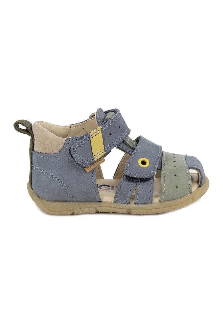 Sandale din piele intoarsa cu inchidere velcro