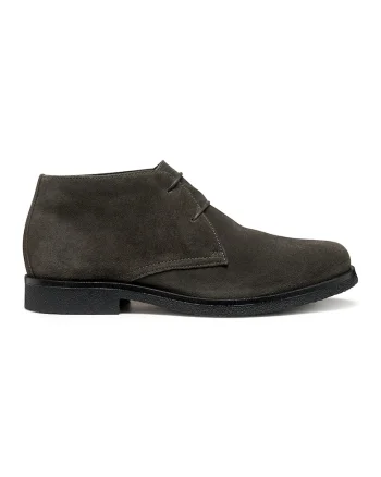 Pantofi casual de piele intoarsa Claudio, Verde padure