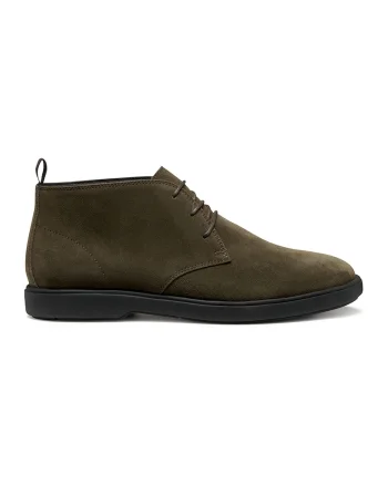Ghete Chukka de piele intoarsa, Kaki inchis