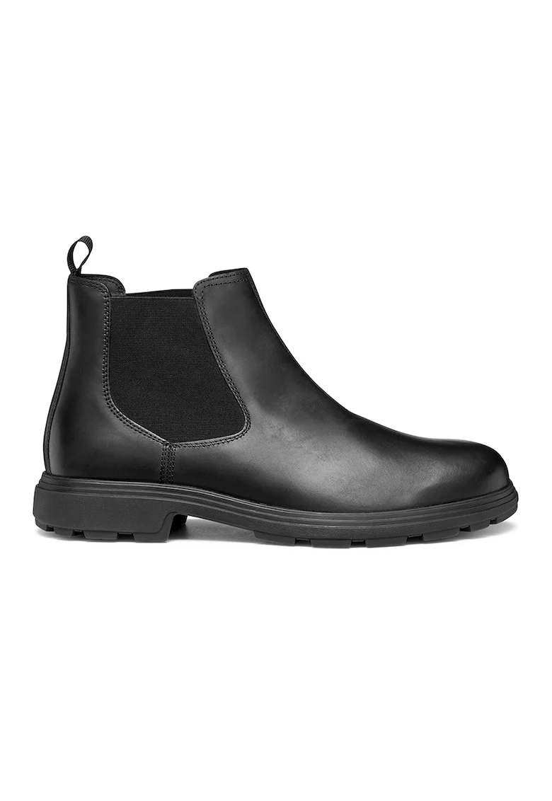 Ghete Chelsea de piele, Negru