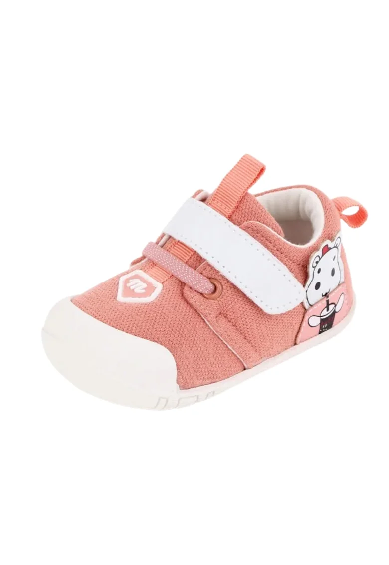 Pantofi  Pentru Fetite, Happy Juice, Textil, Roz somon