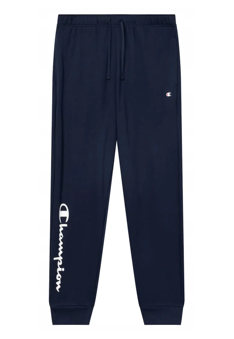 Pantaloni sport cu talie ajustabila, Albastru