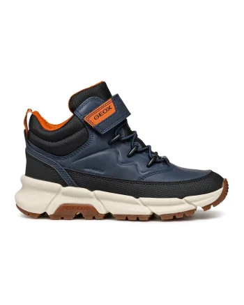 Ghete impermeabile cu inchidere velcro, Negru stins/Bleumarin