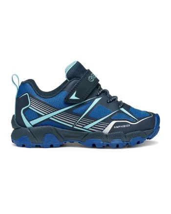 Pantofi sport impermeabili cu velcro, Albastru royal/Albastru glaciar