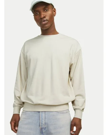 Bluza barbati,  304782671, Bumbac/Poliester, Bej, Bej