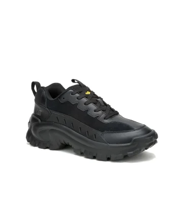 Pantofi de piele ecologica cu siret, Negru